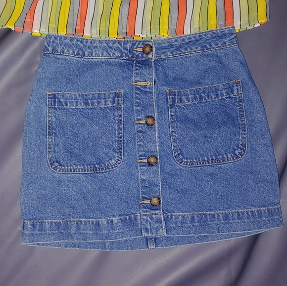 Free People Don't get me Wrong Denim Skirt - Picture 6 of 8